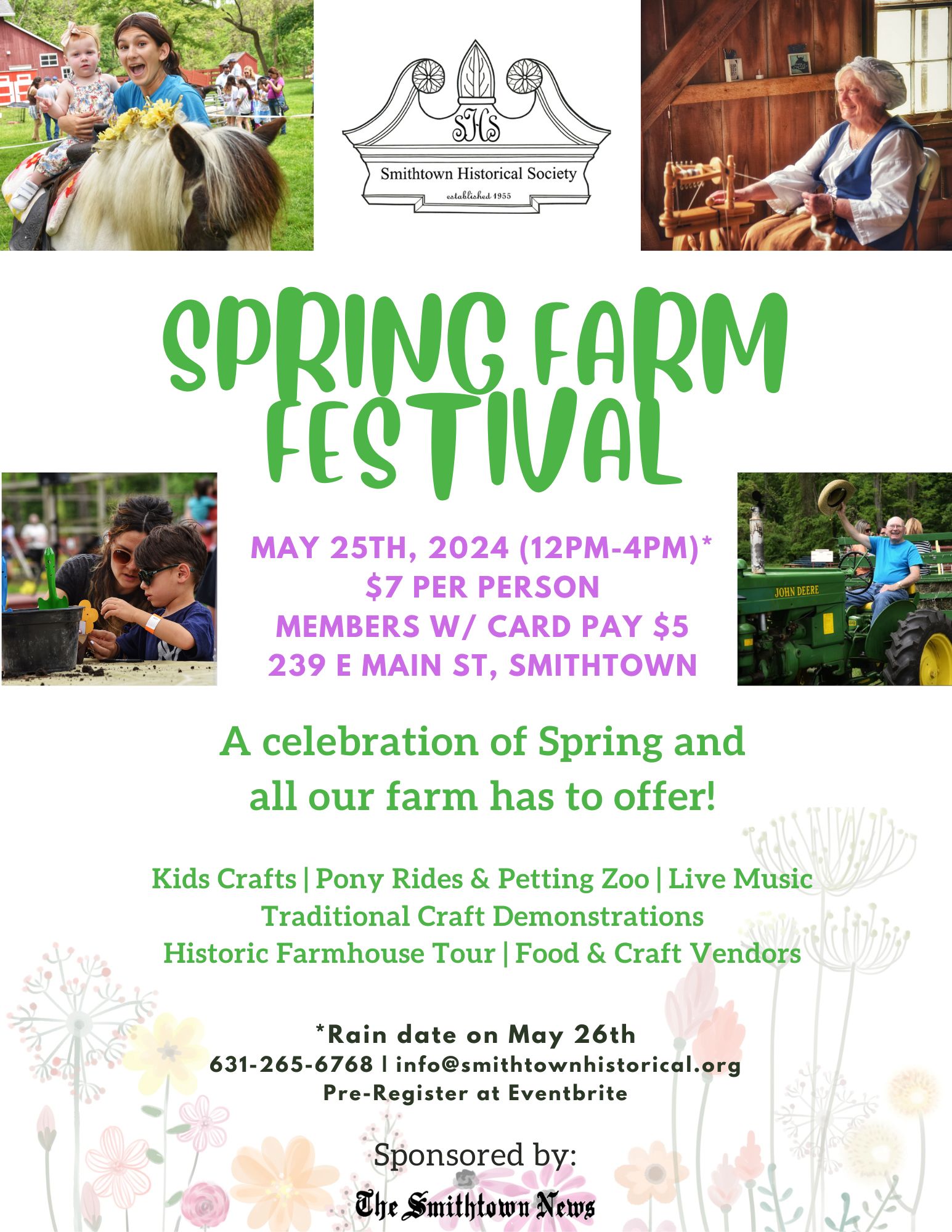 Spring Farm Festival 2024 Smithtown Historical Society