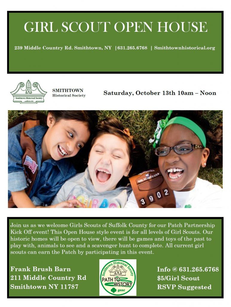 Girl Scout Open House – Smithtown Historical Society